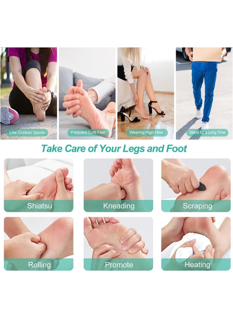 YOUWE7 Foot Massager with Heat, Electric Kneading Plantar Fasciitis Treatment Machine, Circulation and Pain Relief for Foot and Calf Massage, Gifts for Dad, Mom and Lover - Image 4