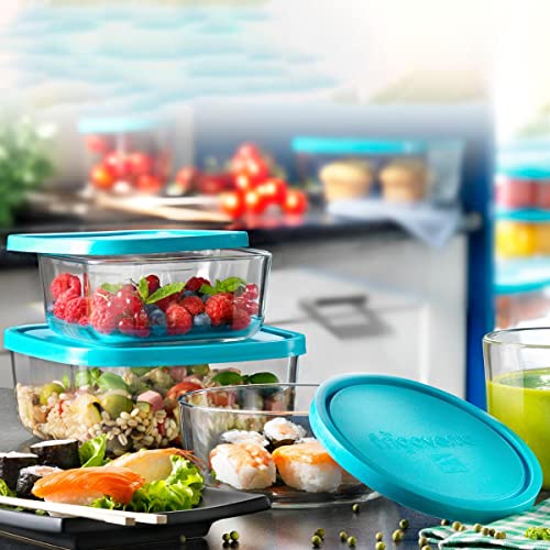 Bormioli Rocco Frigoverre Glass Blue 19 Storage Container - Image 5