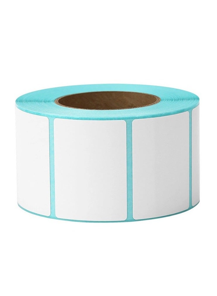 Generic 4000 Pcs, 40mm x 30mm Self Adhesive Label Synthetic Thermal Sticker,1.57 x 1.18 Inch Labels Thermal Printer Paper, Tear Resistant, Waterproof, High Temperature Resistant  - Image 3