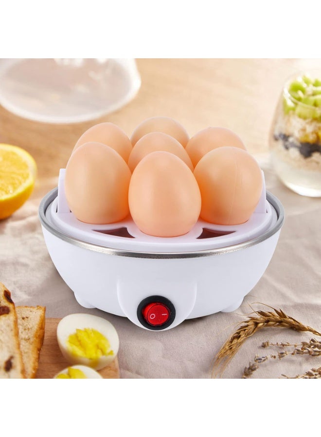 صن سباير جهاز طهي البيض الكهربائي، جهاز طهي البيض الصغير متعدد الوظائف مع سبعة أوضاع لطهي البيض بالبخار لإعداده بسرعة، أداة مثالية لوجبات إفطار سريعة وصحية. - Image 2