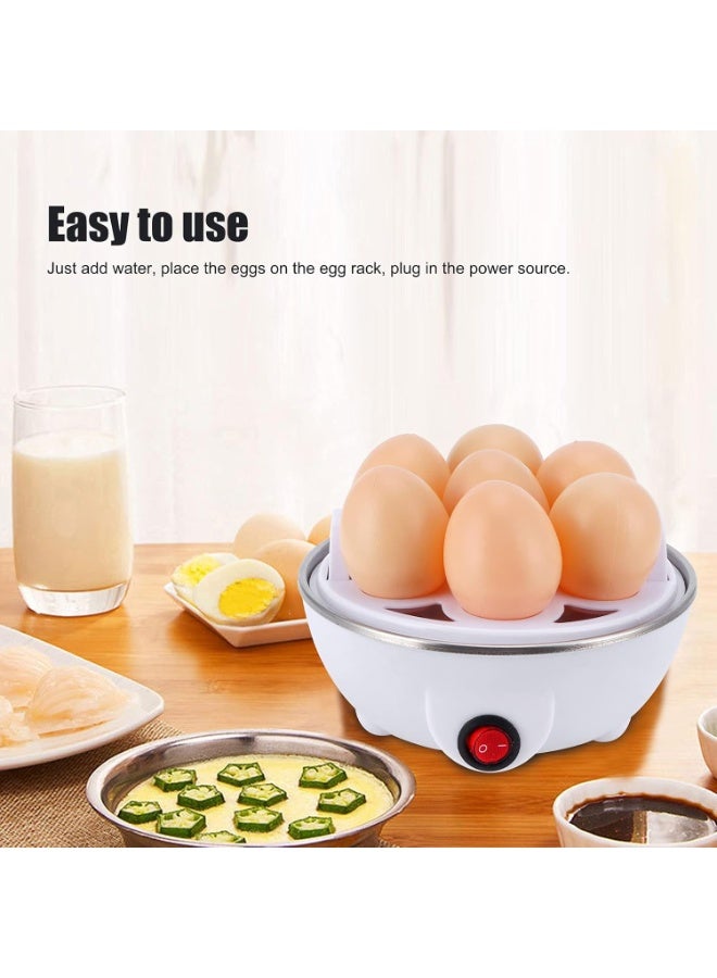صن سباير جهاز طهي البيض الكهربائي، جهاز طهي البيض الصغير متعدد الوظائف مع سبعة أوضاع لطهي البيض بالبخار لإعداده بسرعة، أداة مثالية لوجبات إفطار سريعة وصحية. - Image 3