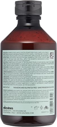 Davines شامبو دافينس ناتشورال تيك مقشر مزيل للسموم لفروة الرأس الضعيفة 250 مل - Image 2