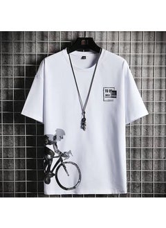 Bicycle-White-Short Sleeve