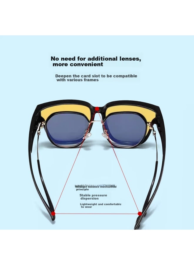 Boshide Sunglasses Set, Polarized Driving Sunglasses With Night Vision, Black Frame - Image 3