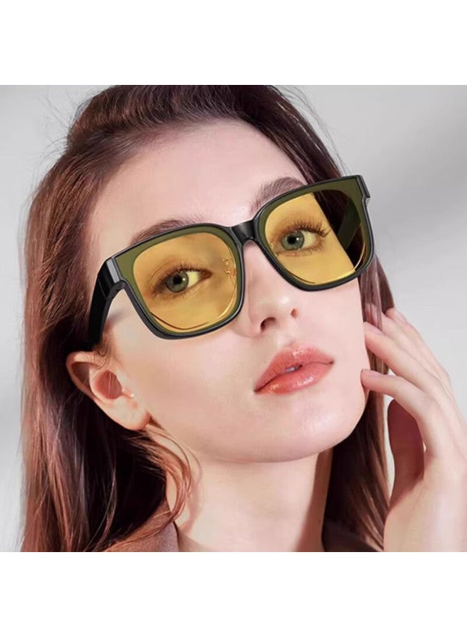 Boshide Sunglasses Set, Polarized Driving Sunglasses With Night Vision, Black Frame - Image 5