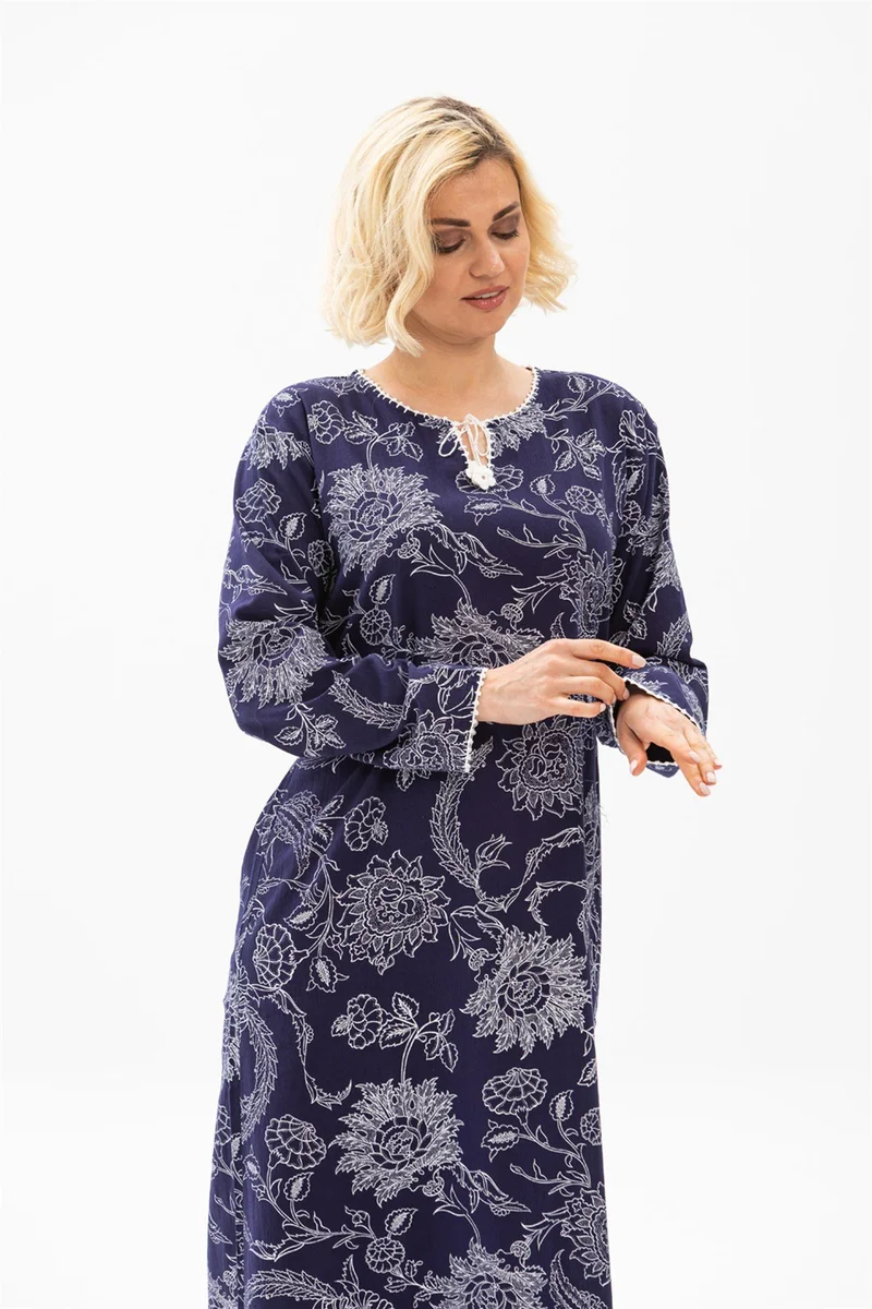 Eliş Şile Bezi Floral Print Maxi Dress