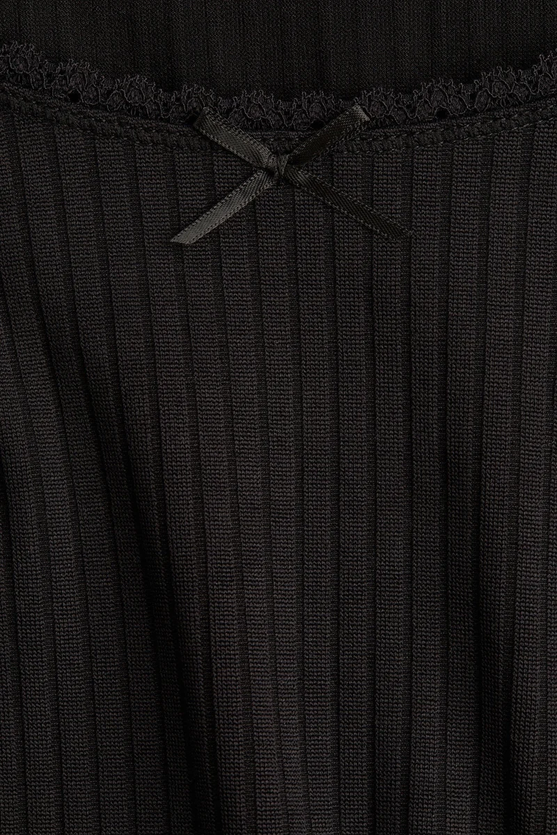 H&M Ribbed jersey top