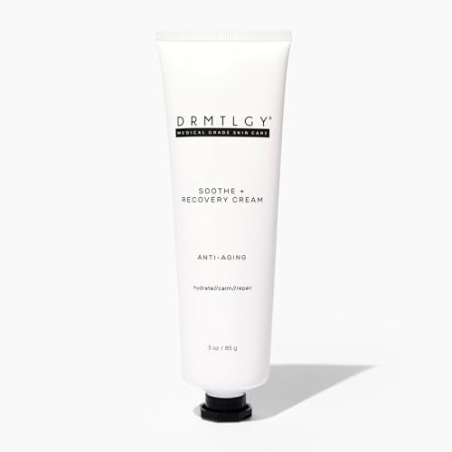 DRMTLGY Soothe and Recovery Cream Face Moisturizer Fragrance Free Oil Free Noncomedogenic Face Cream for Sensitive Skin and All Skin Types