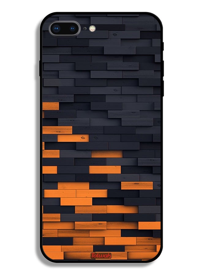 Tolwak Apple iPhone 7 Plus Protective Case Wooden Wall - Image 2