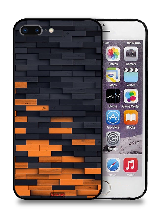 Tolwak Apple iPhone 7 Plus Protective Case Wooden Wall - Image 1