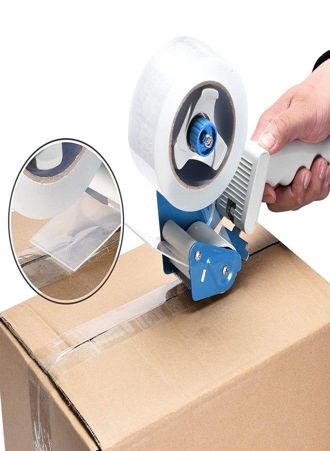 D-Fix موزع شريط التغليف البلاستيكي اليدوي D-fix® لشريط بعرض 2 بوصة - خفيف الوزن وقابل للحمل للتغليف التجاري والشحن والنقل وإغلاق الكراتين والصناديق - Image 1
