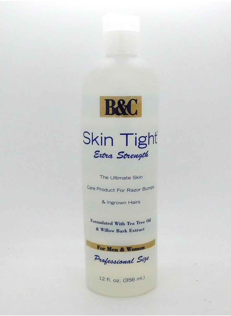 Skin Tight B&C Skin Tight Product for Razor Bumps & Ingrown Hairs-Extra Strength(12 oz) 
