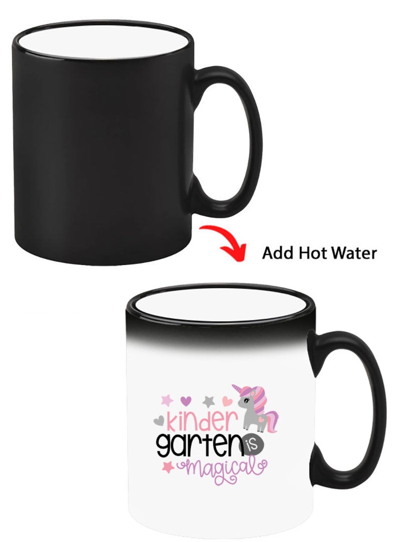 Theodor Color Changing Heat Sensitive Ceramic Mug, Image Revealed When HOT Liquid is Added! Kinder garden magical - Image 1