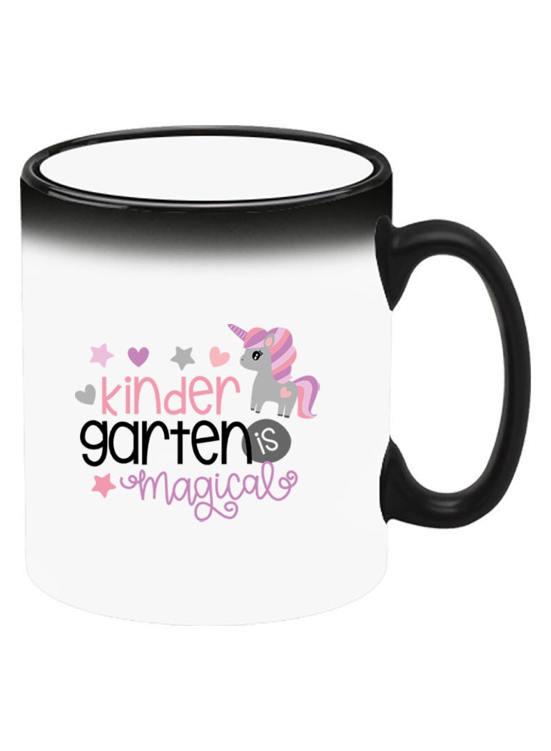 Theodor Color Changing Heat Sensitive Ceramic Mug, Image Revealed When HOT Liquid is Added! Kinder garden magical - Image 2