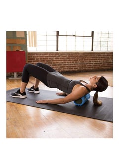 MahMir Mahmir® EVA Foam Roller for Yoga, Deep Tissue Massage, Stretching, Physical Therapy, Relieve Stress, Improve Mobility with Foam Roller for Legs and Muscles - Deep Tissue Massage Tool (Light Blue)  - Image 3