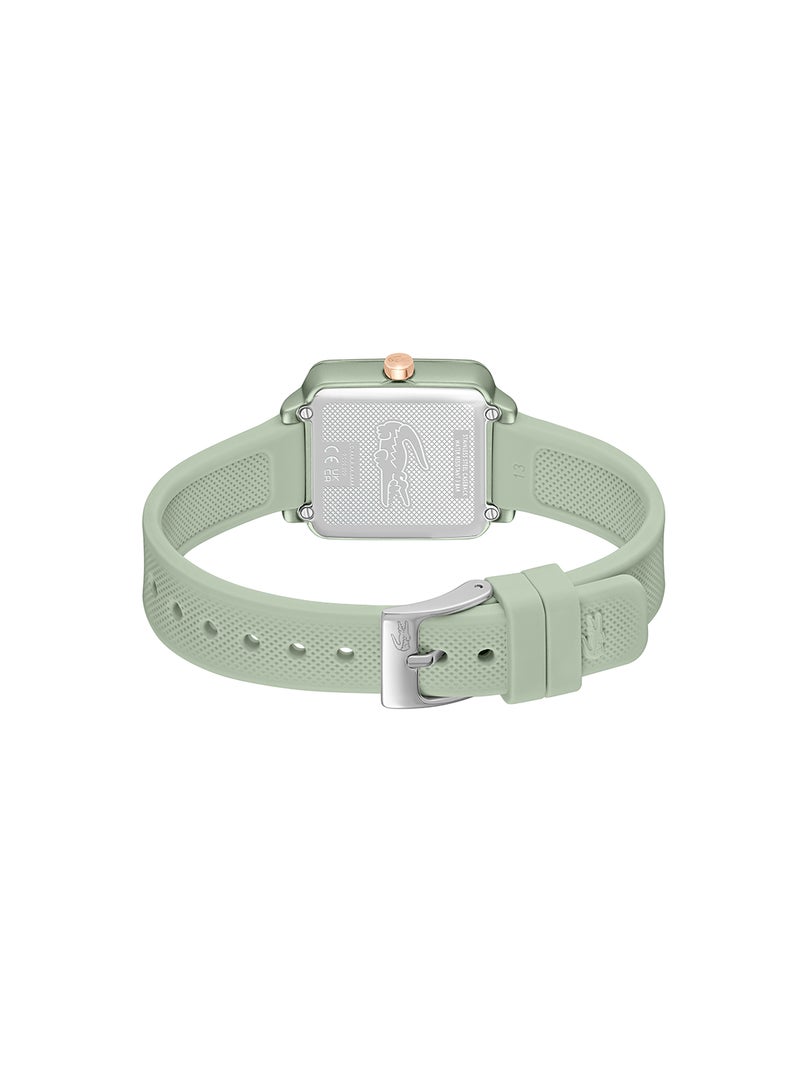 LACOSTE ساعة لاغوست سكوير أنالوج للنساء بعلبة خضراء - 2001387 - Image 3
