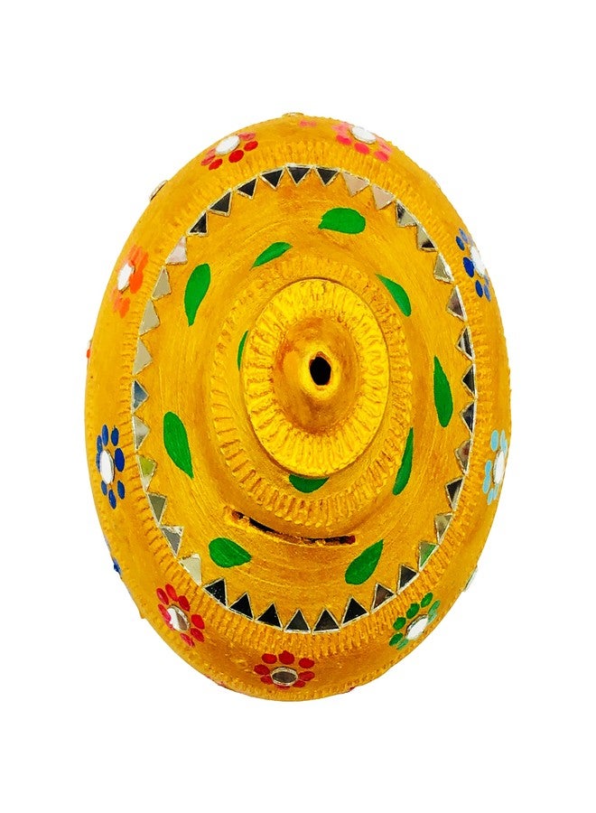ShopMeFast Handcraft Terracotta Money Bank, Coin Holder, Piggy Bank, Mitti Ki Gullak, Coin Box, Money Box - Gift Items for Kids and Adults (Golden) (Medium Big Golden (Height : 10 Inches.)) - Image 4