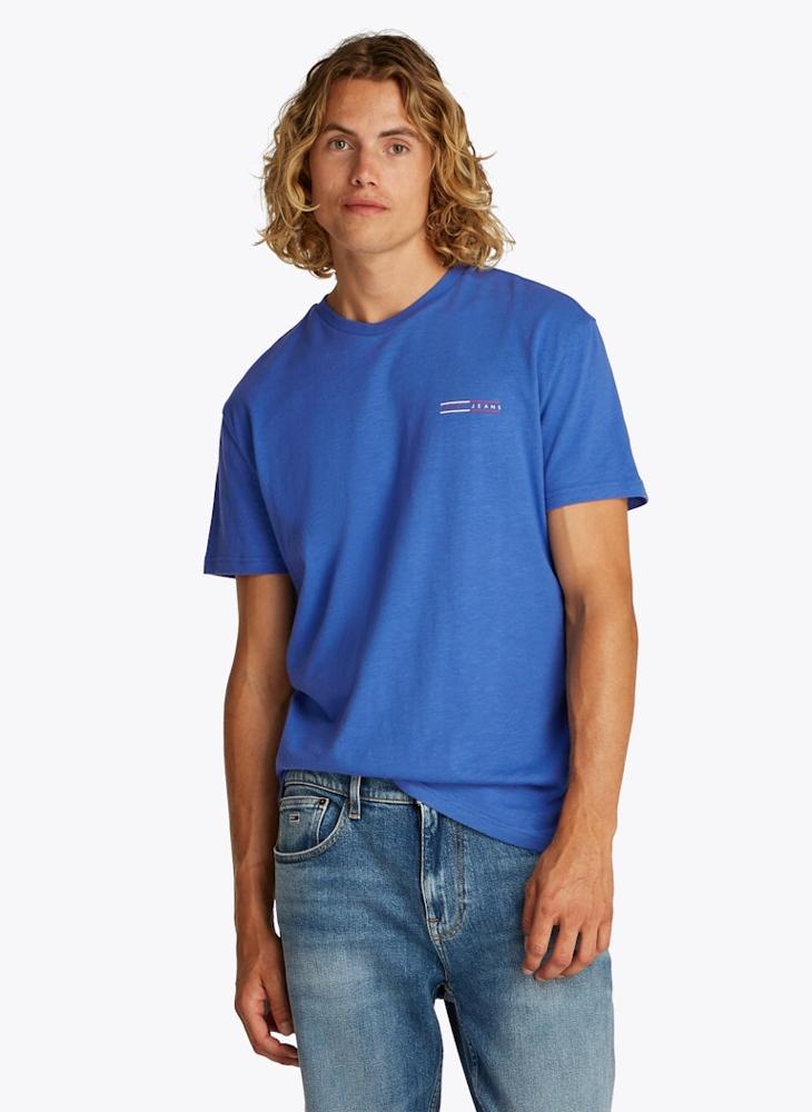 TOMMY JEANS Regular Fit Graphic Slub T-Shirt  - Image 1