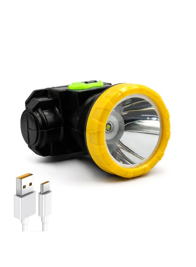 ZEROSPACE 50W LED Headlamp, Rechargeable Headlight with Focused Beam, Aluminum Alloy Body, USB Charging, Long Runtime Lithium Battery, Head Torch for Camping, Hiking, Cycling, Fishing & Work - ZJ2022 - Image 1