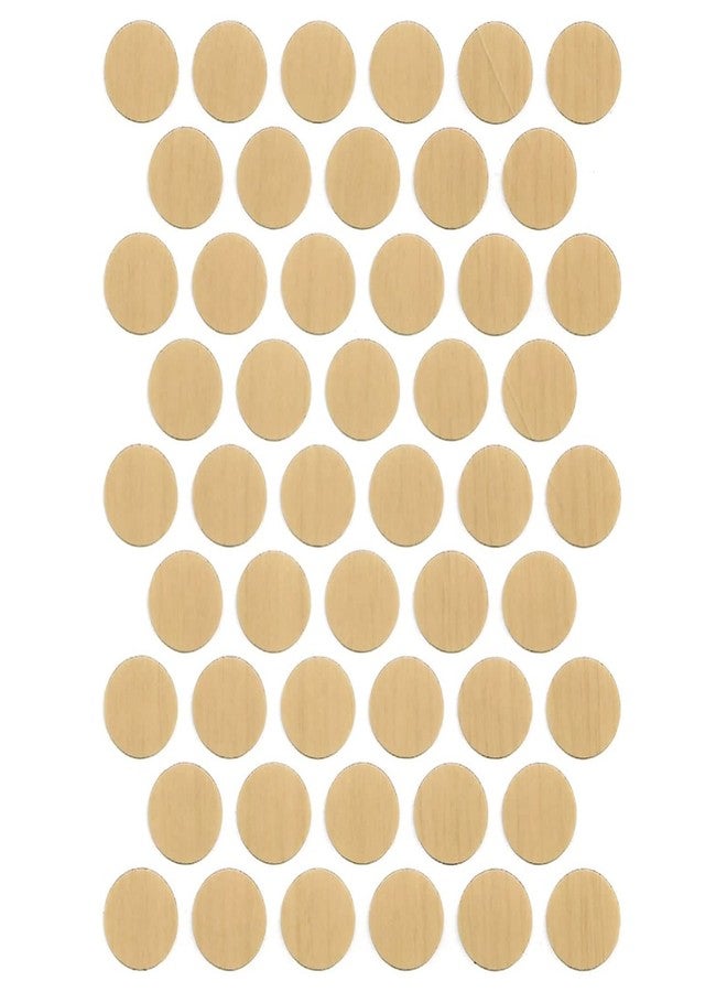Self Adhesive PVC Screw Cover Cap 9/16" (1 Sheet 50 caps) Maple Tree