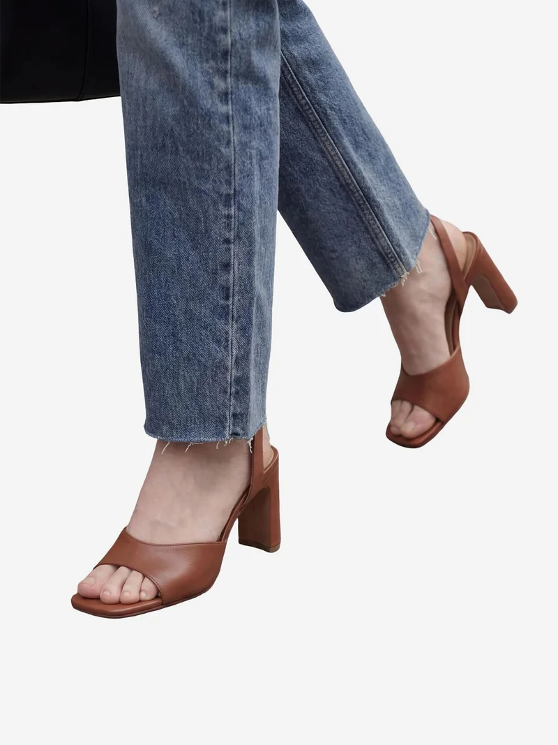 MY FASHION Midnight Blue MY FASHION High Waist Ankle Length Straight Leg Denim Pants for Women | Best Price UAE