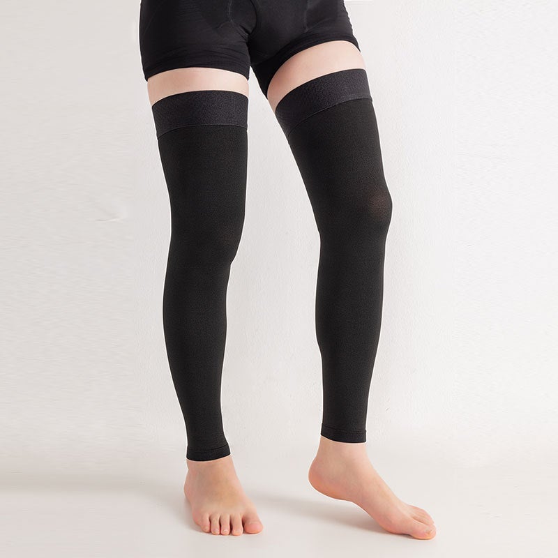 Long Tube Medical Compression Stockings, Venous Elastic Stockings, Large Size Anti-Thrombosis Thigh Care Socks, Thigh High - Image 1