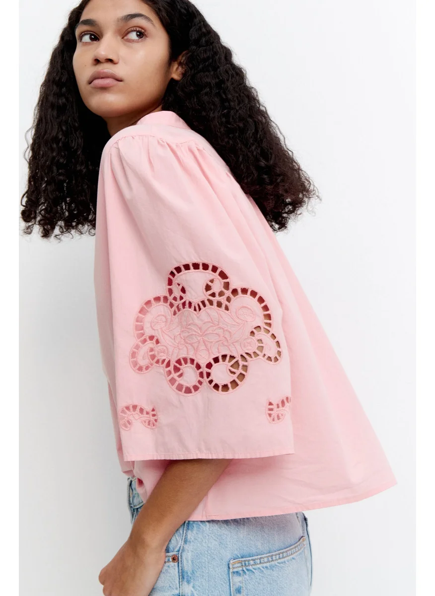 H&M Broderie Anglaise Blouse