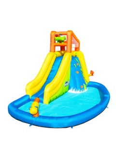 Bestway Bestway H2Ogo Mount Splashmore Mega Water Park | Inflatable Water Park | Water Slide with Climbing wall | Summer Water Fun | Backyard Water Park | For Kids and Adults  - Image 1