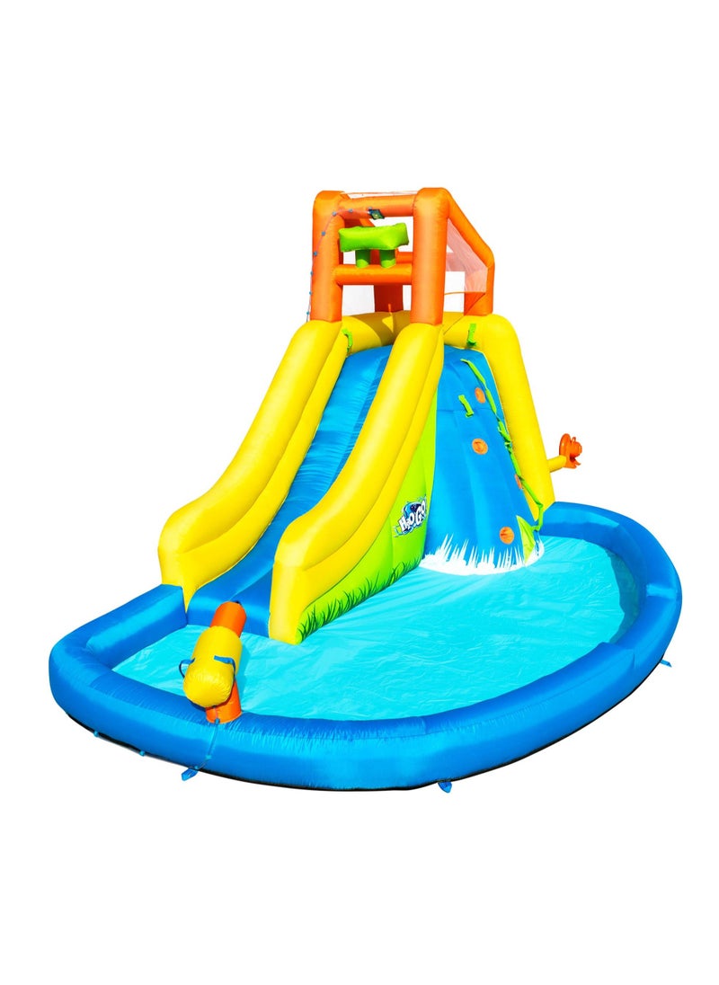 Bestway Bestway H2Ogo Mount Splashmore Mega Water Park | Inflatable Water Park | Water Slide with Climbing wall | Summer Water Fun | Backyard Water Park | For Kids and Adults  - Image 1
