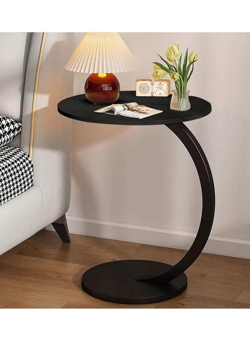 DubaiGallery Modern Simple Coffee Table High Temperature Paint Side Table Double Layer Living Room Furniture Stable Load-bearing Tv Table - Image 1