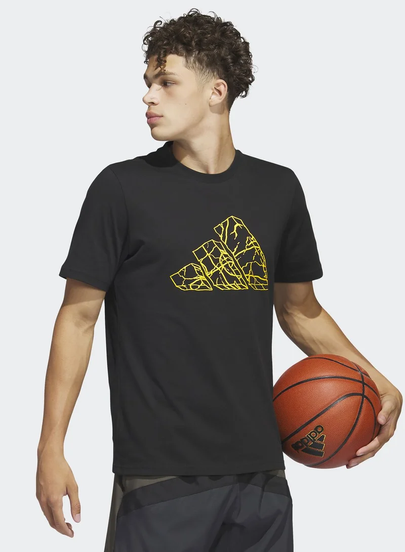 adidas تيشيرت باس روك جرافيك