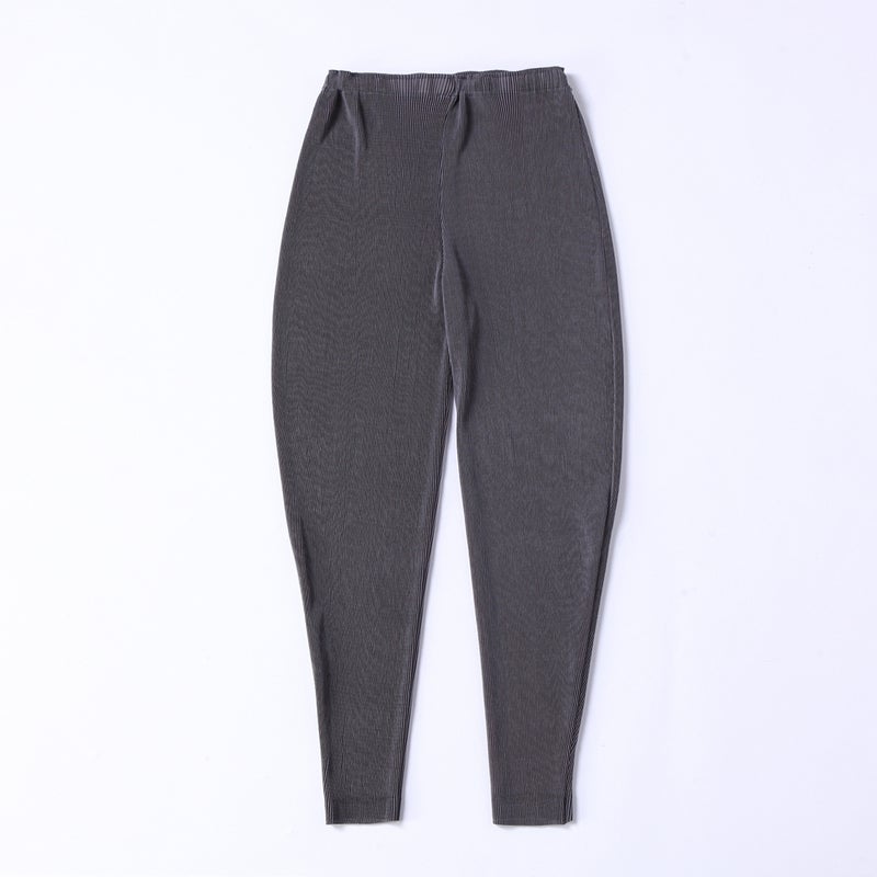 Loose Pleated Trousers Spring Summer Women Grey  - Image 1