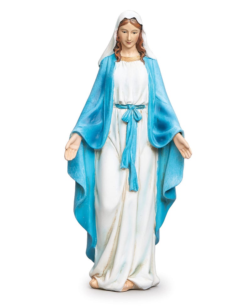 Roman Joseph's Studio by Roman, Renaissance Collection, 6" H Our Lady of Grace Figure, Home Décor, Devout Gift, Prayerful Inspiration (4x2x6) - Image 1