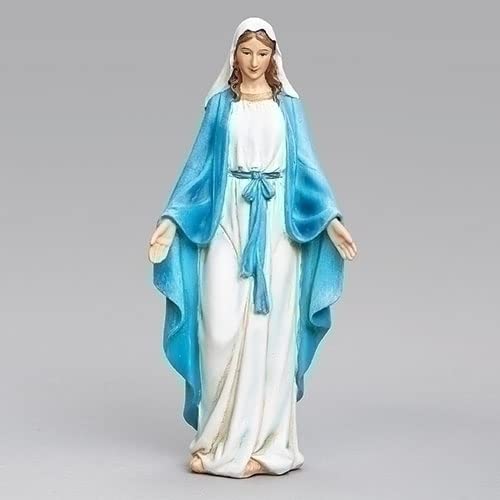 Roman Joseph's Studio by Roman, Renaissance Collection, 6" H Our Lady of Grace Figure, Home Décor, Devout Gift, Prayerful Inspiration (4x2x6) - Image 5