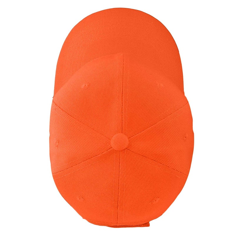 Falari Baseball Cap Adjustable Size for Running Workouts and Outdoor Activities All Seasons (1pc Orange) - Image 4