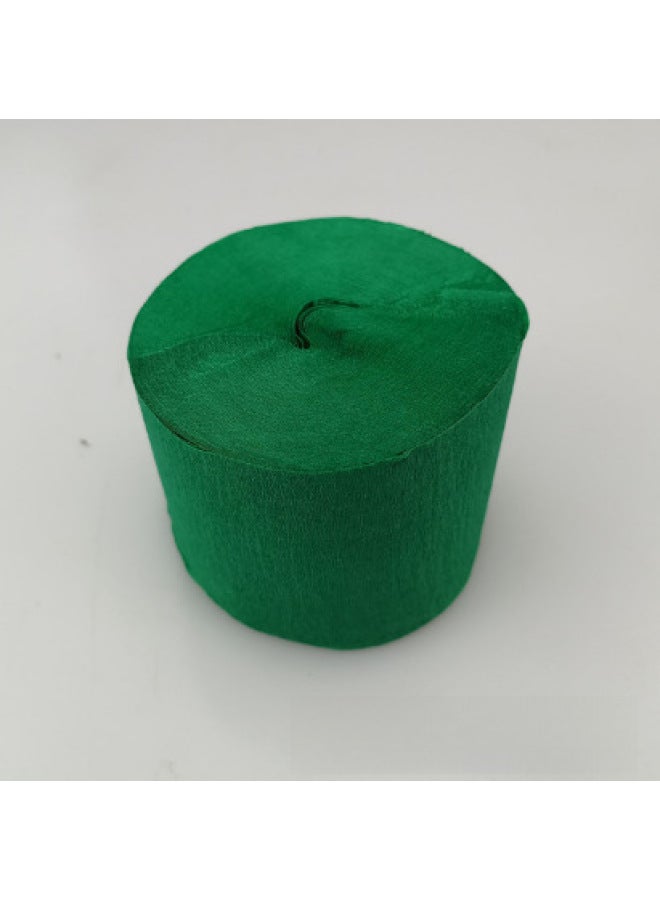 Lieyang Color Crepe Paper Roll 4.5*25 Holiday Party Wedding Party Supplies Long Pleated Paper Venue Layout - Image 1