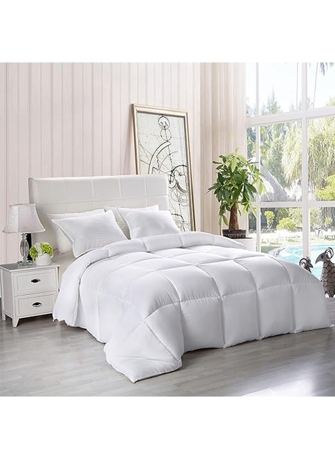 ZCM-HAPPY - Luxurious All Season Double Brushed Bedspread Collection Ultra Soft Comfort and Solid Style - Premium Bedding Comforter Perfect for Hot Sleepers (180x220cm) - Image 1
