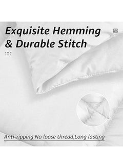 ZCM-HAPPY Luxurious All Season Double Brushed Bedspread Collection Ultra Soft Comfort and Solid Style - Premium Bedding Comforter Perfect for Hot Sleepers (180x220cm)  - Image 4