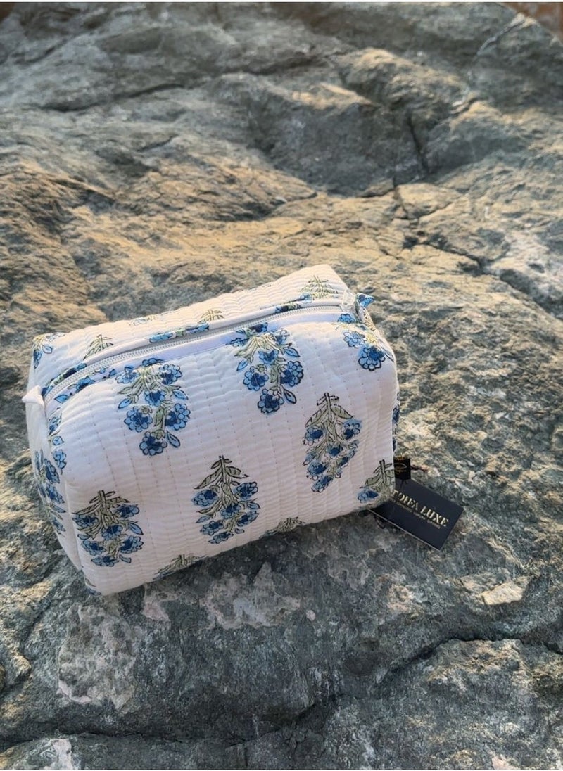 Tohfa Luxe TohfaLuxe Mora Handmade Block Printed Pouch  - Image 3