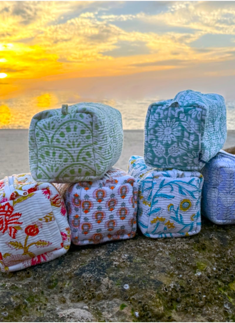 Tohfa Luxe TohfaLuxe Mora Handmade Block Printed Pouch  - Image 5