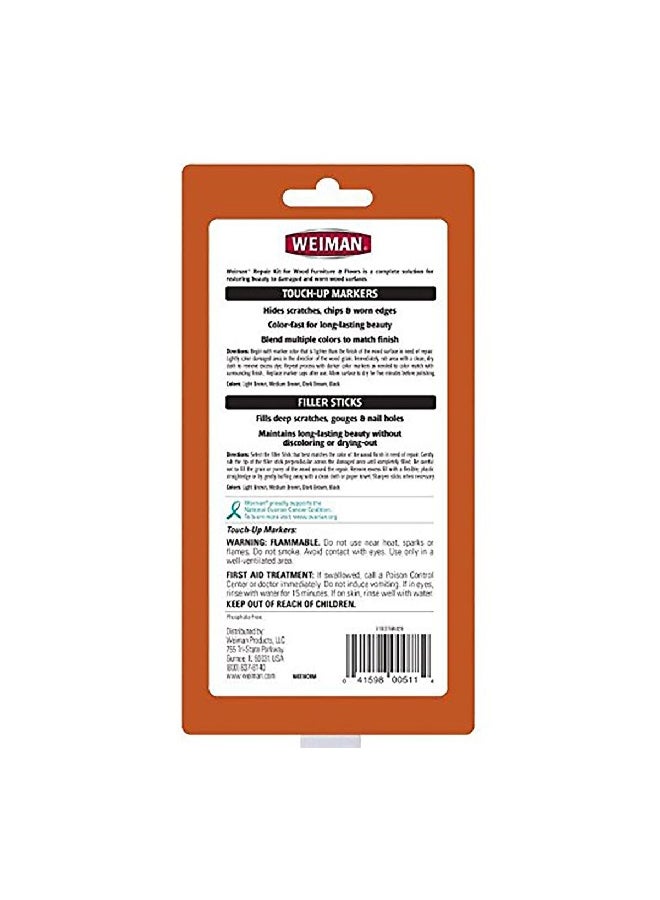 Weiman 9-Piece Wood Repair Kit Multicolour 511D - Image 2