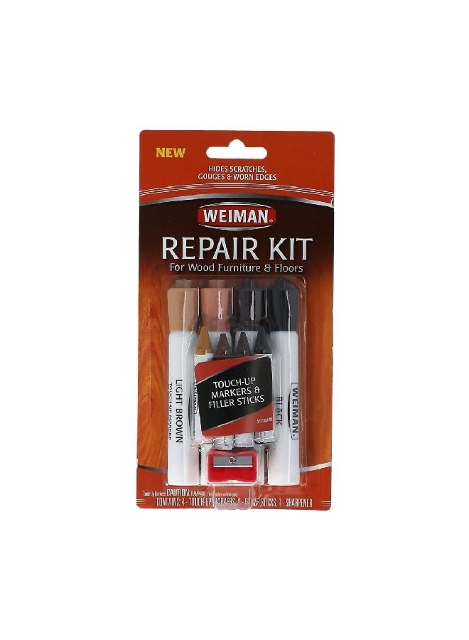 Weiman 9-Piece Wood Repair Kit Multicolour 511D - Image 1