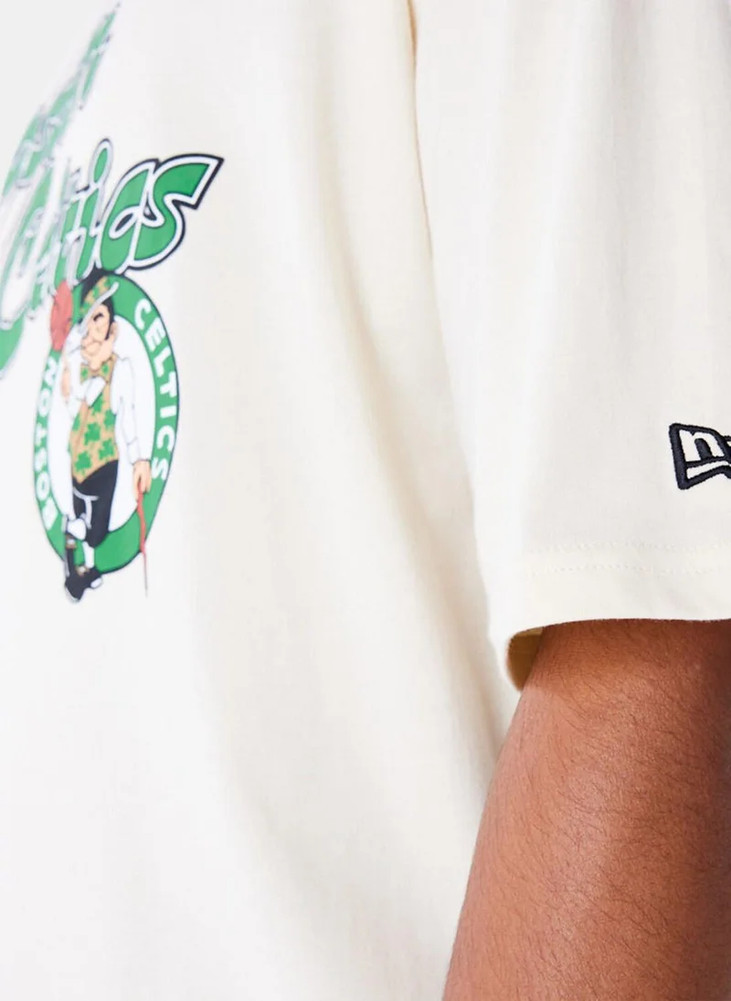 NEW ERA Men's NBA Boston Celtics Script T-Shirt