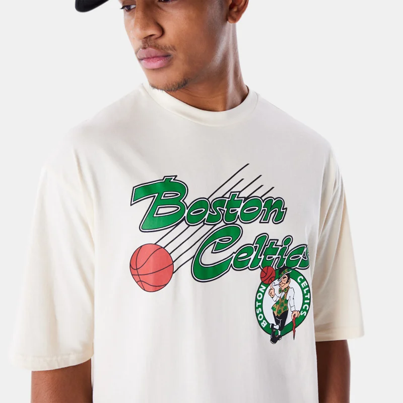 NEW ERA Men's NBA Boston Celtics Script T-Shirt