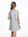 Happy Cherry Sequin Dress for Girls Sparkly Sleeveless Holiday Prom Concert Party Outfit with Glitter Microphone Prop Silver 57 Years - Image 4