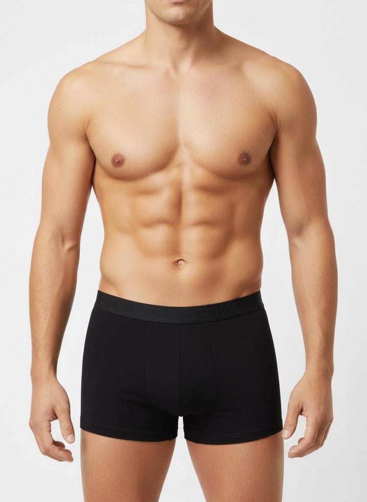 Cottonil Men's Pack of 5 Plain Cotton Boxer - Image 2