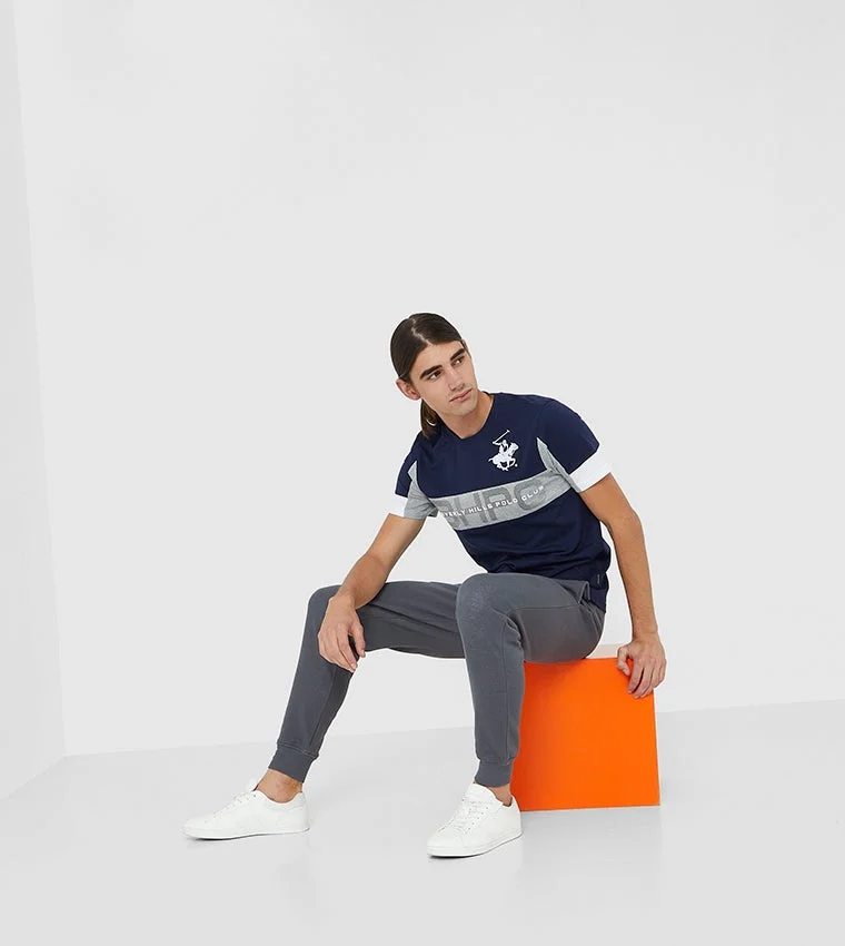 BEVERLY HILLS POLO CLUB  Logo Printed Short Sleeves T-Shirt for Men | Best Price UAE