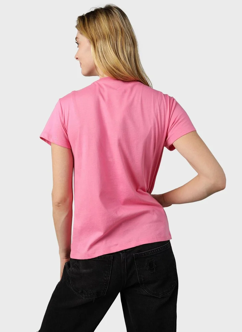 امريكان ايجل Graphic Crew Neck T-Shirt