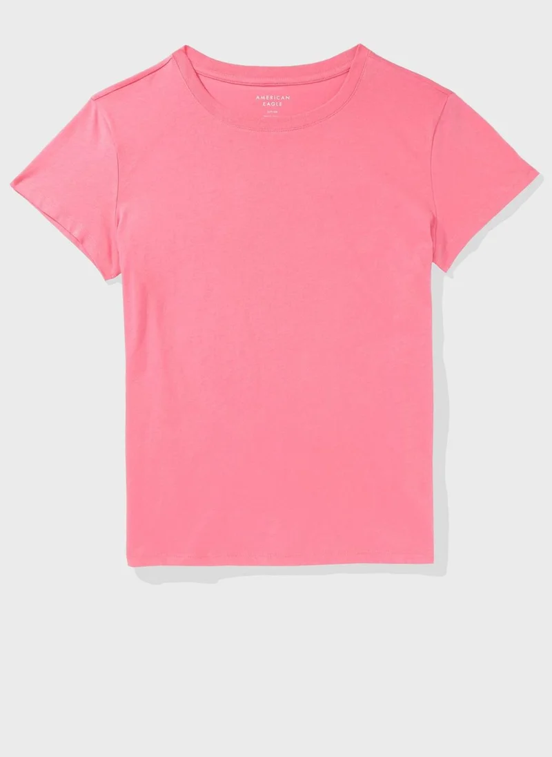امريكان ايجل Graphic Crew Neck T-Shirt