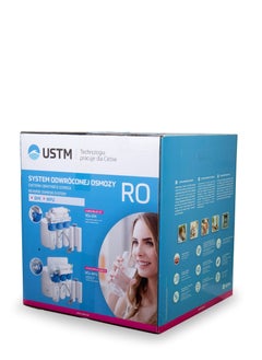 USTM USTM 6 Stage Reverse Osmosis Filtration System, With 75GPD Stable Flow, NSF Certified RO Drinking Water Purification, With Nickel Faucet And Tank, Booster Pump, Plus Under Sink Replacement Filters  - Image 4